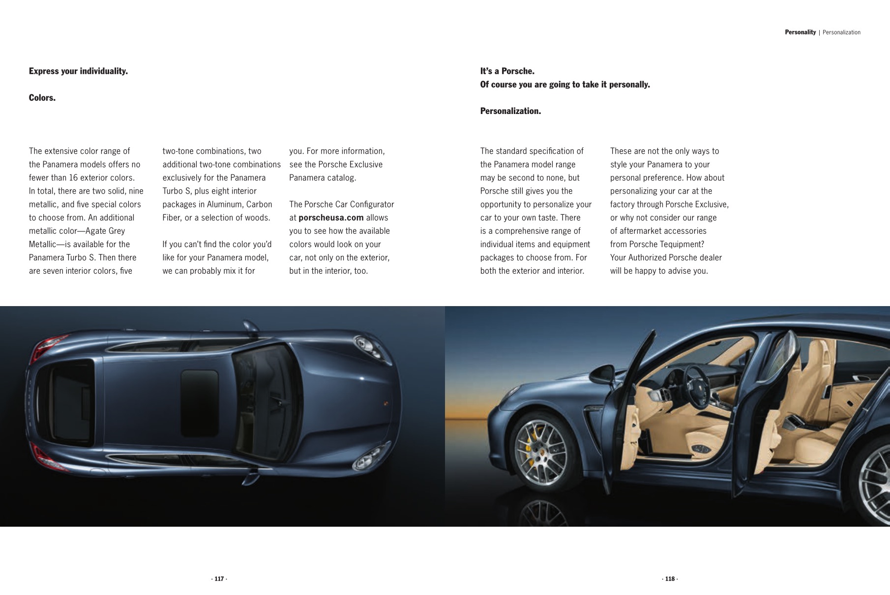 2012 Porsche Panamera Brochure Page 49